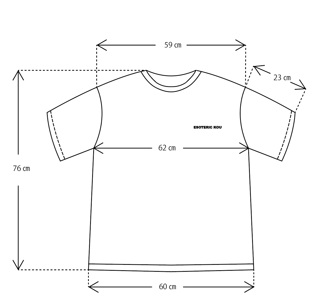 オーバーサイズTシャツ – ESOTERIC KOU